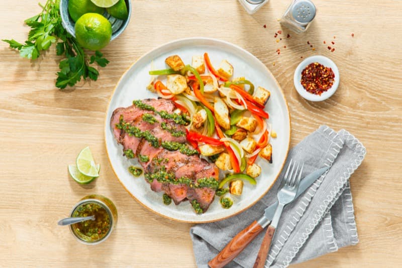 Chimichurri steak