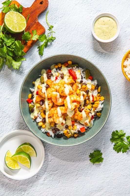 Shrimp Fajita Bowl