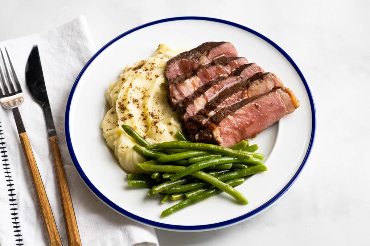 Truffle Potatoes and Prime Rib