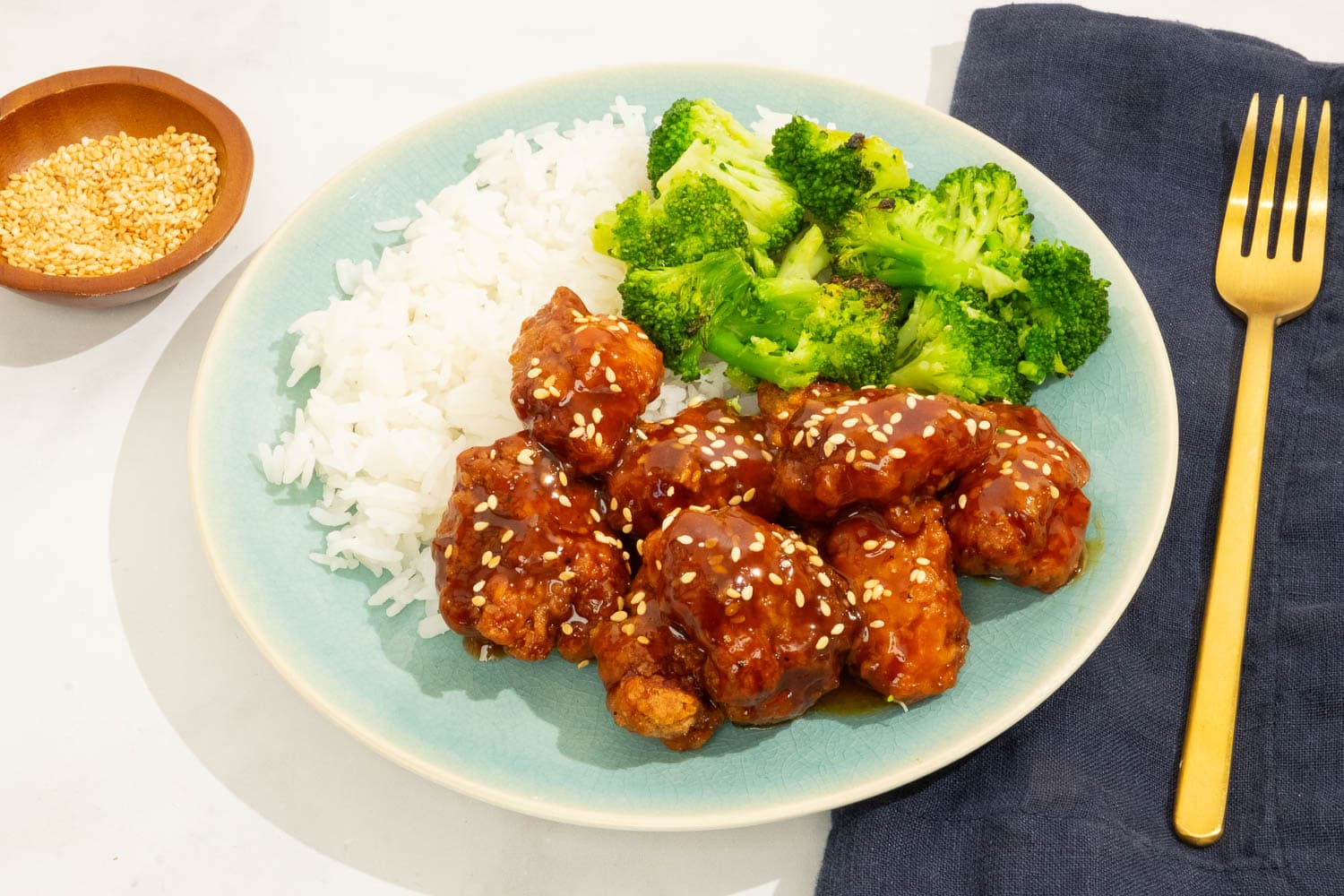 Honey-Glazed Sesame Chicken