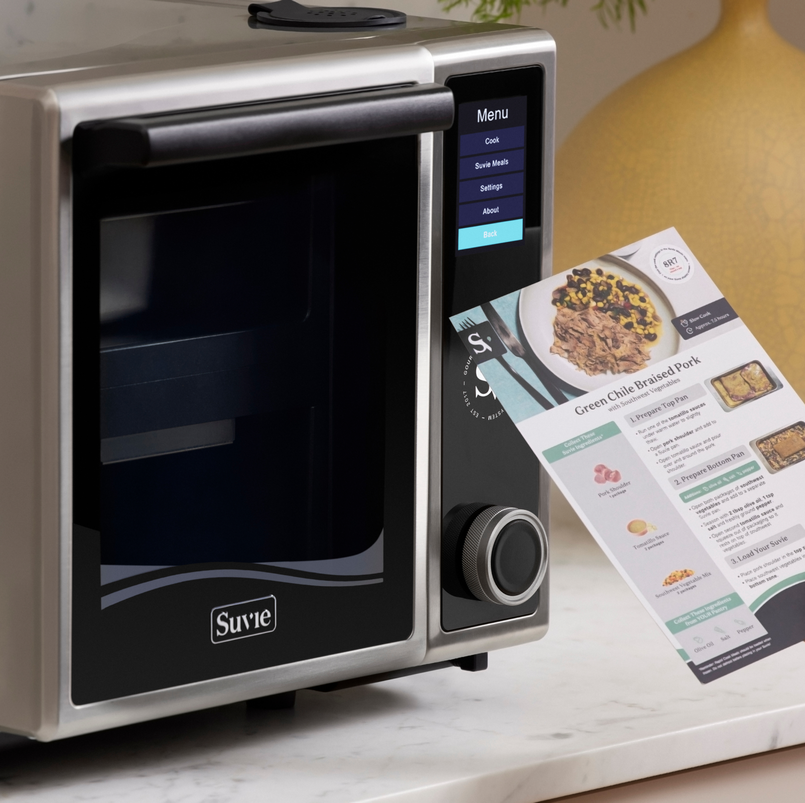Suvie S020S Kitchen Robot Smart Starch Cooker Black