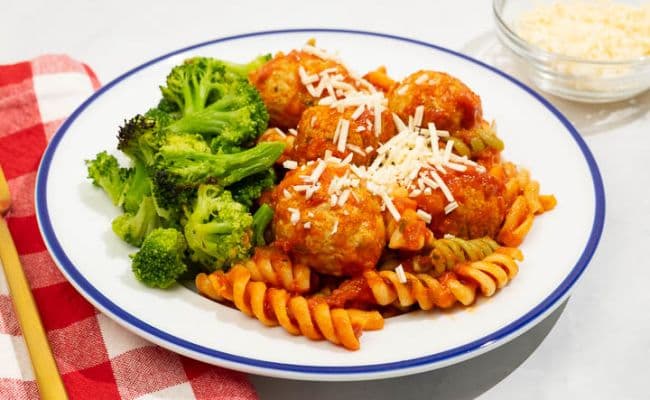 Chicken Meatballs and Marinara