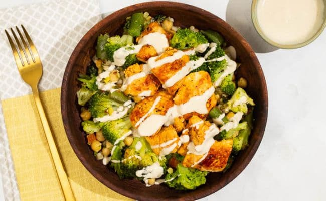 Spiced Chicken Shawarma Bowl