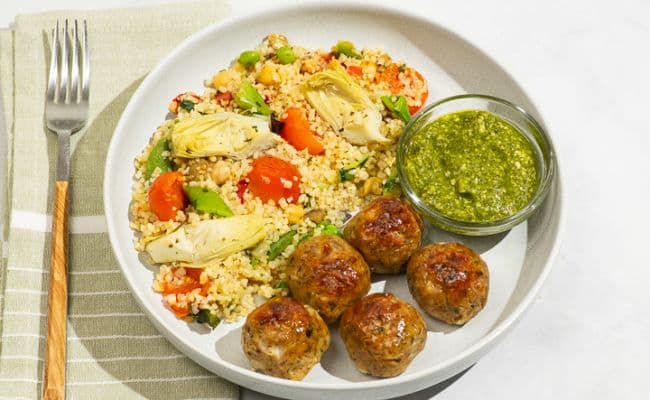 Mediterranean Turkey Meatballs