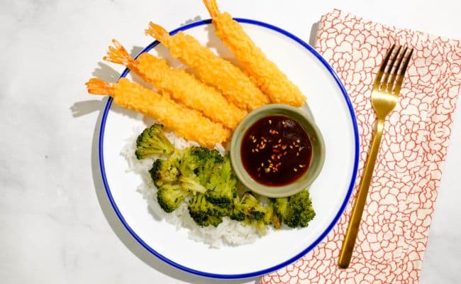 Honey Ginger Tempura Shrimp