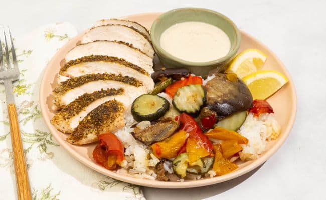 Chicken Souvlaki Bowl
