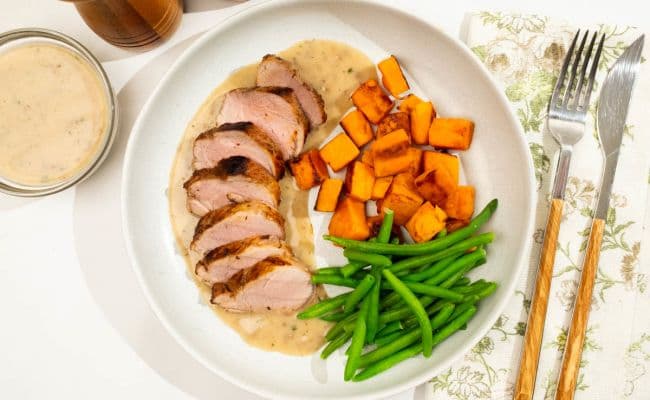 Madeira Mushroom Pork Filet
