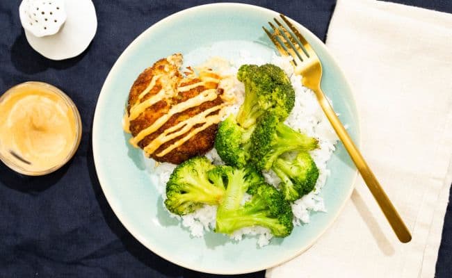 Creamy Sriracha Crab Cakes