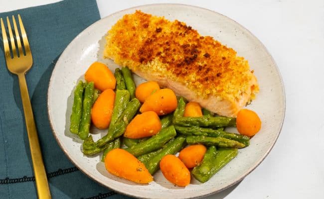 Crispy Dijon Salmon