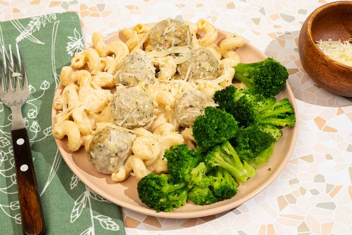 Alfredo Chicken Meatballs